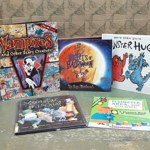 5 pc bundle Halloween books